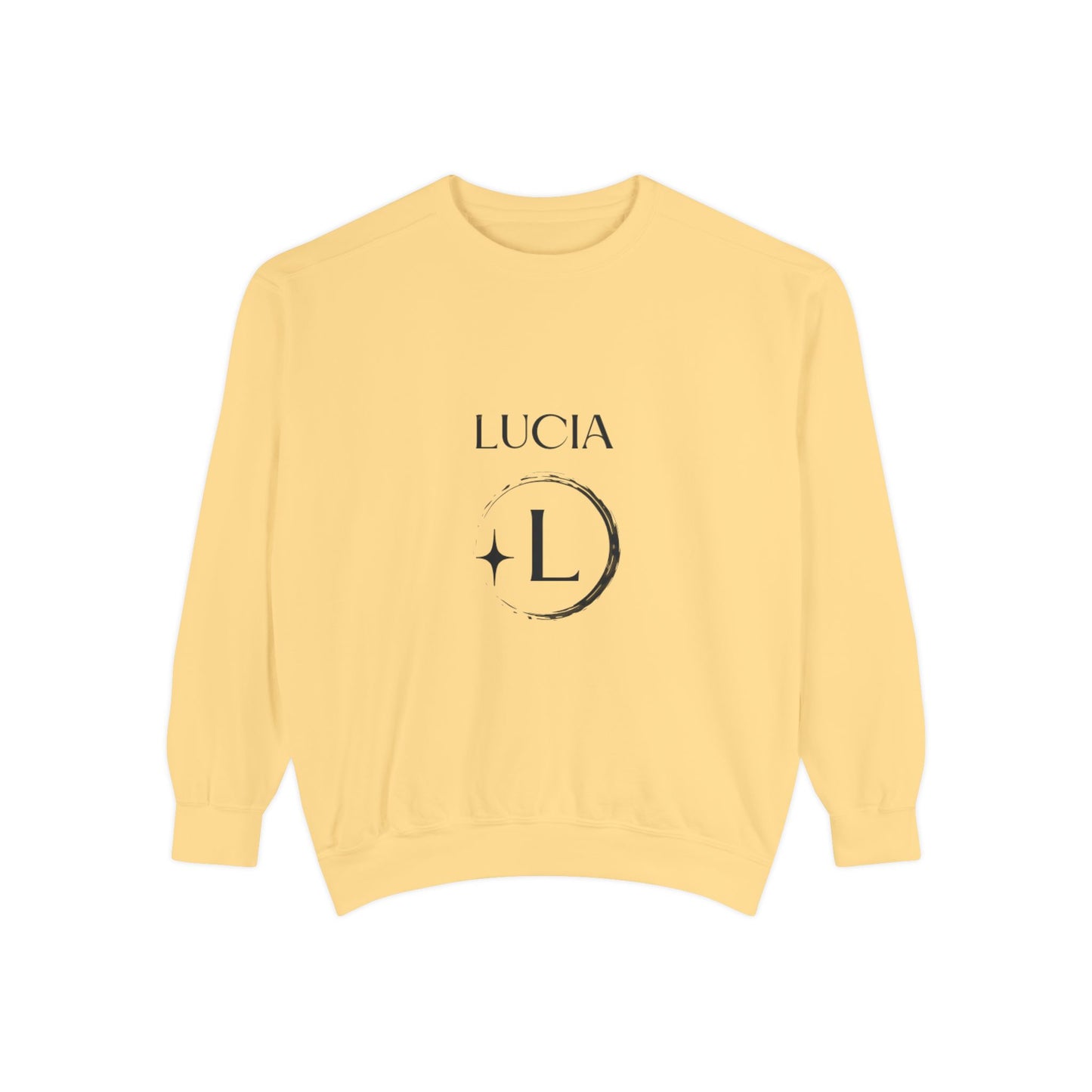 Lucia Jesus is king crew neck
