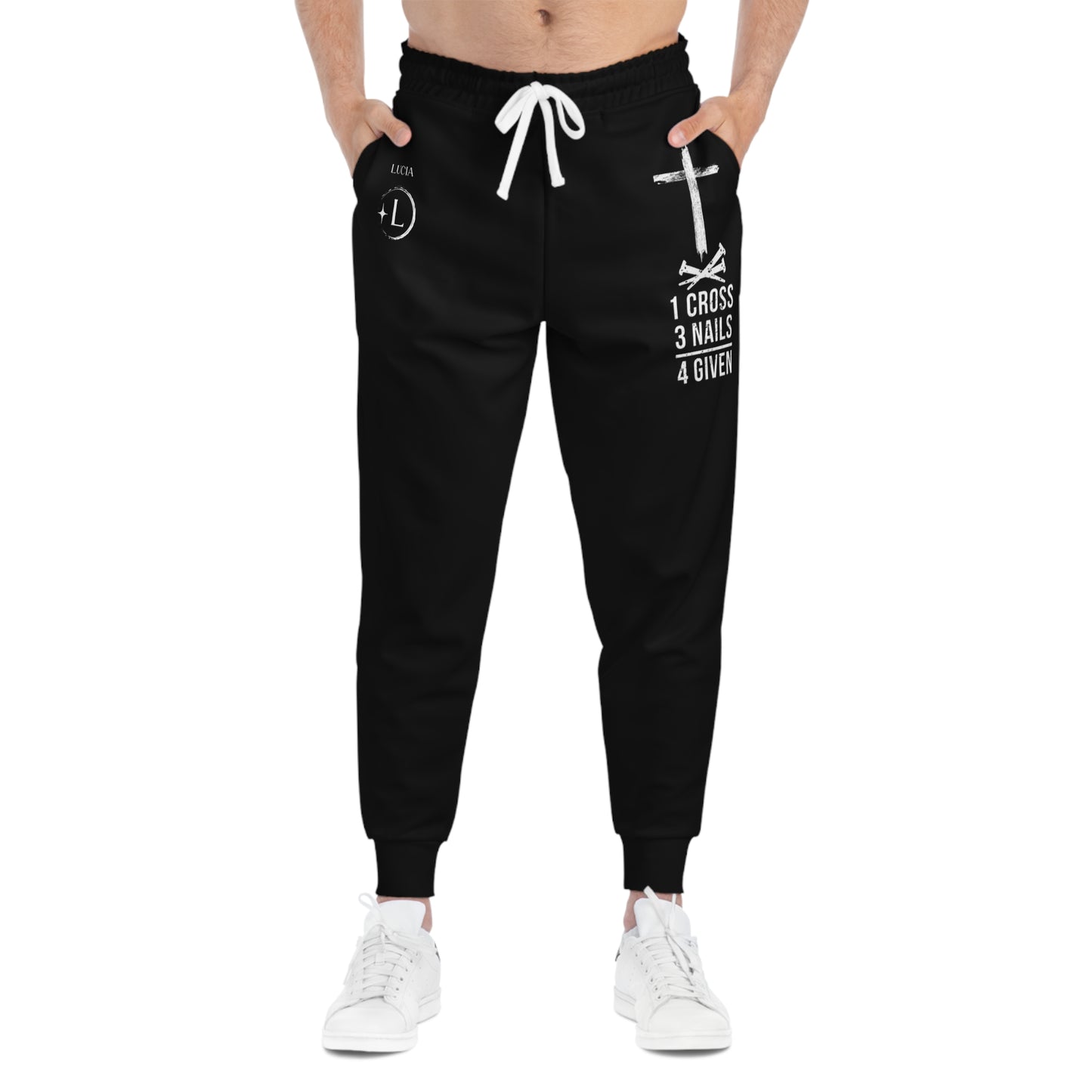 Lucia 1 Cross+3 Nails=4 Given Athletic Pants