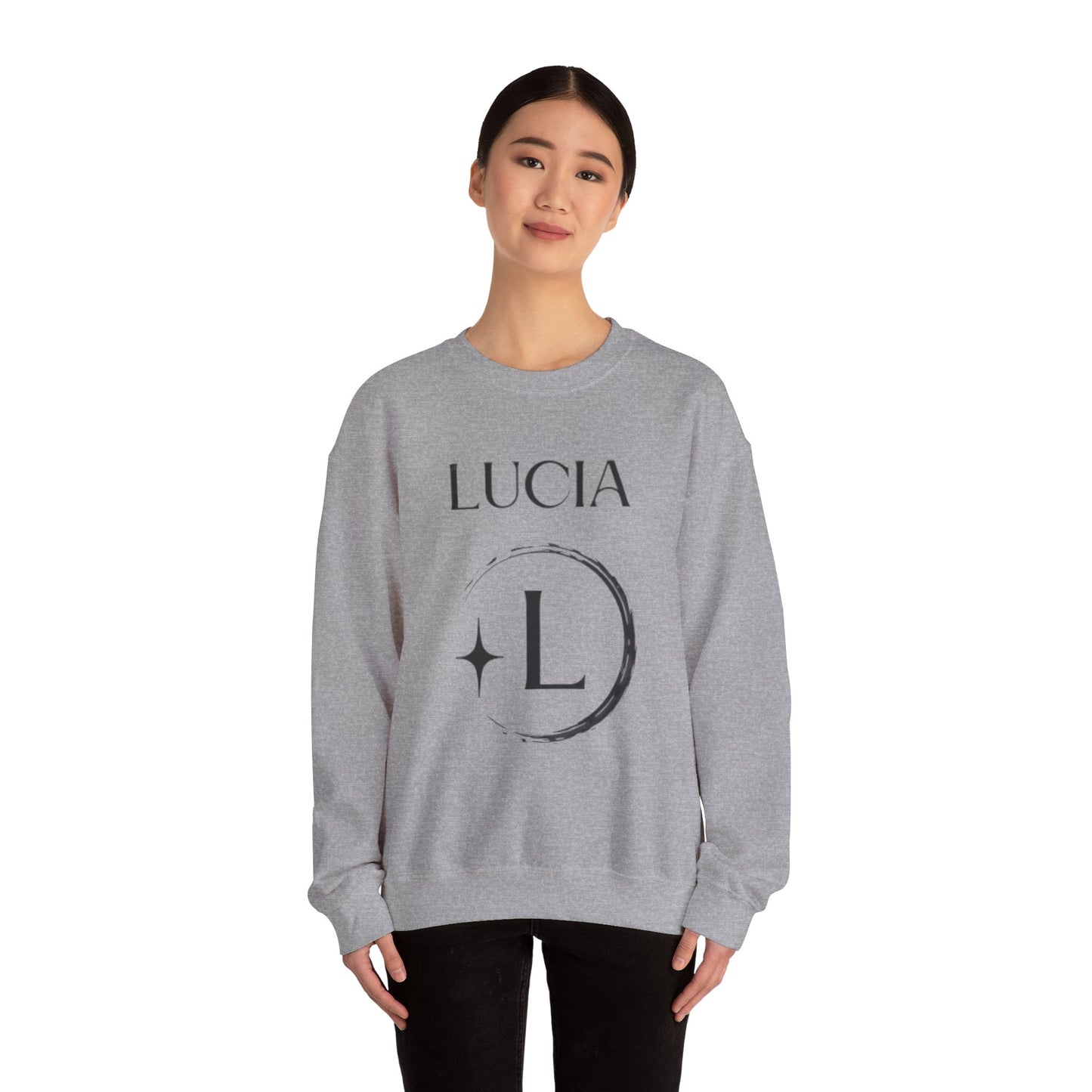 Lucia Bible Verse Crewneck, Nehemiah 8:10