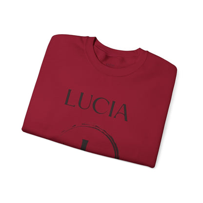 Lucia Bible Verse Crewneck, Nehemiah 8:10