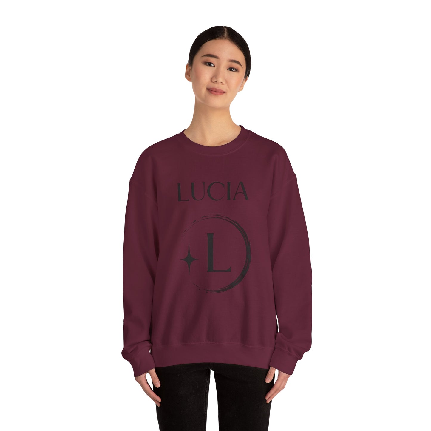 Lucia Bible Verse Crewneck, Nehemiah 8:10