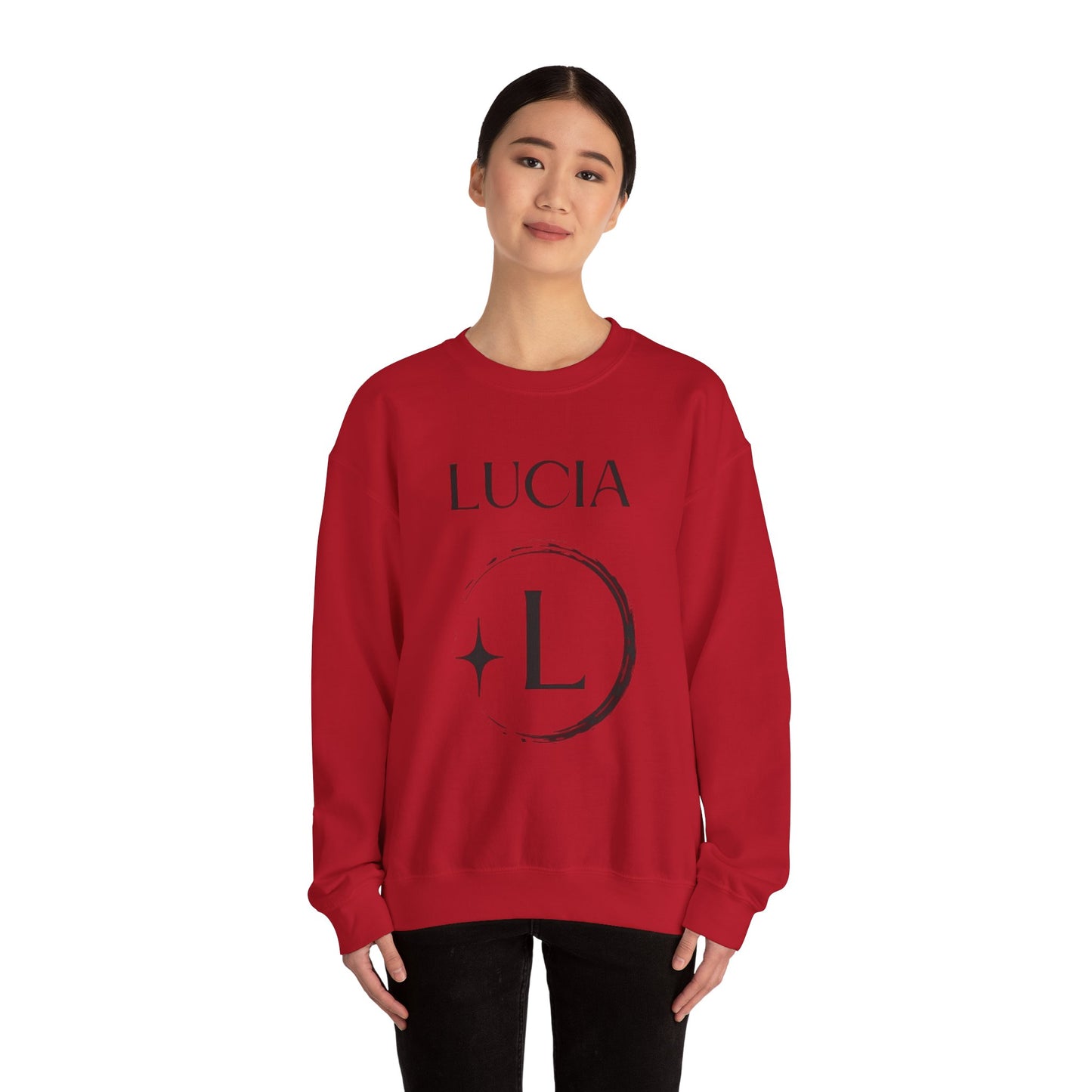 Lucia Bible Verse Crewneck, Nehemiah 8:10