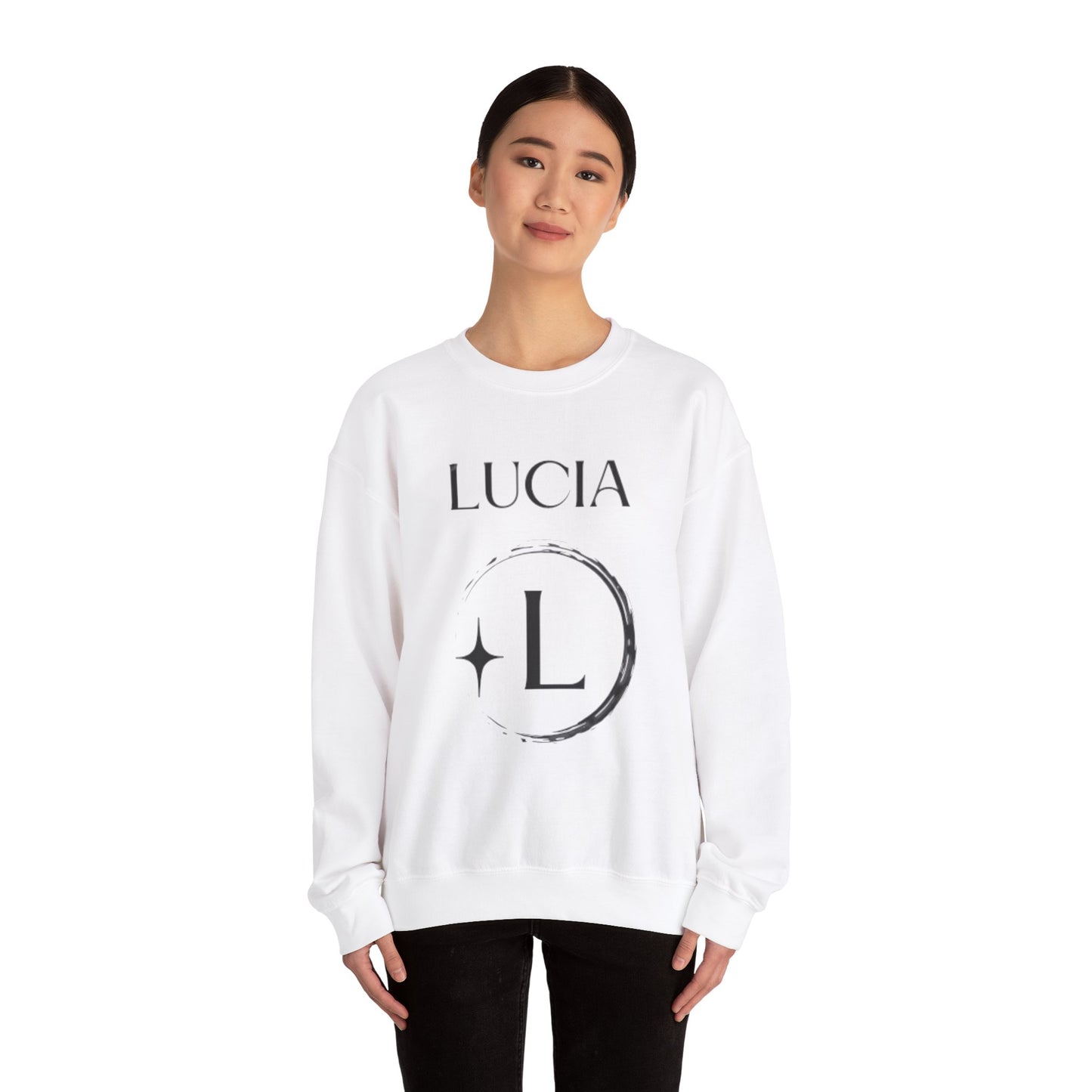 Lucia Bible Verse Crewneck, Nehemiah 8:10