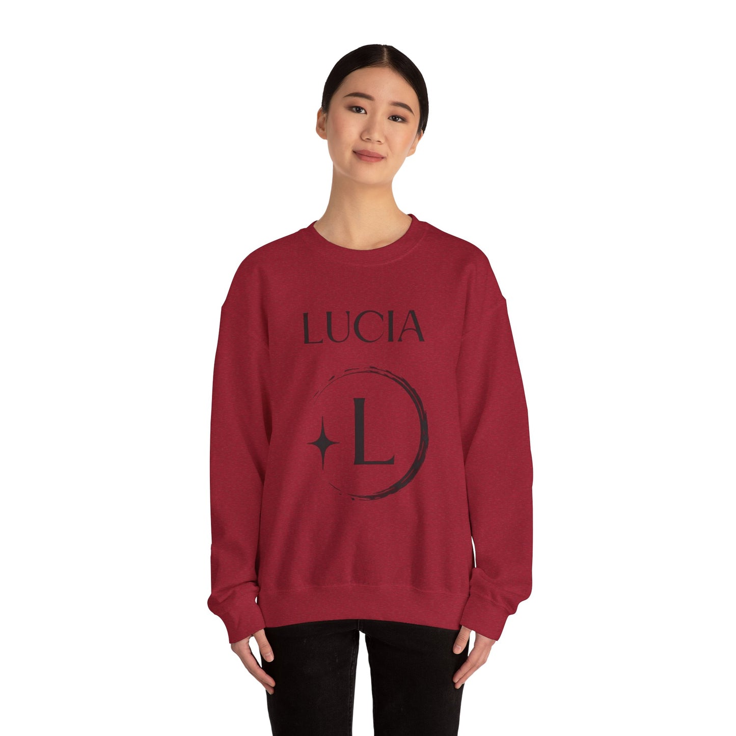 Lucia Bible Verse Crewneck, Nehemiah 8:10